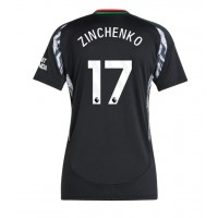 Camiseta Arsenal Oleksandr Zinchenko #17 Visitante Equipación para mujer 2024-25 manga corta